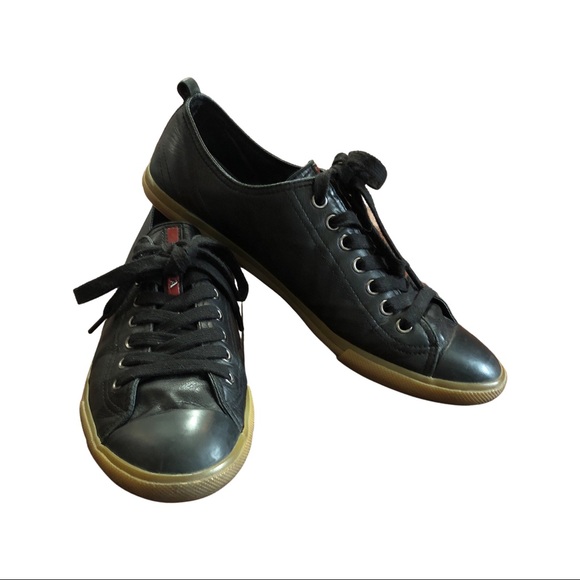 Prada leather sneakers size 8.5 - Picture 2 of 11